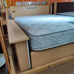 【愛品倶楽部柏店】フランスベッド 収納付きダブルベッド  LT-310 ハード かため 高密度連続スプリング