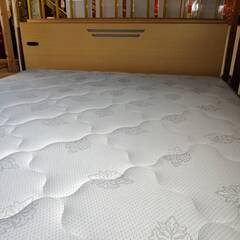 【愛品倶楽部柏店】フランスベッド 収納付きダブルベッド  LT-310 ハード かため 高密度連続スプリング