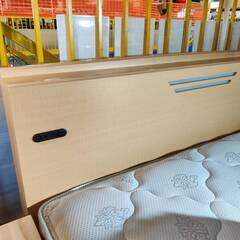 【愛品倶楽部柏店】フランスベッド 収納付きダブルベッド  LT-310 ハード かため 高密度連続スプリング