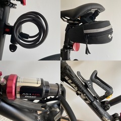 GIANT MR4 ミニベロ 折りたたみ自転車 収納バッグ 空気入れ ライト付き