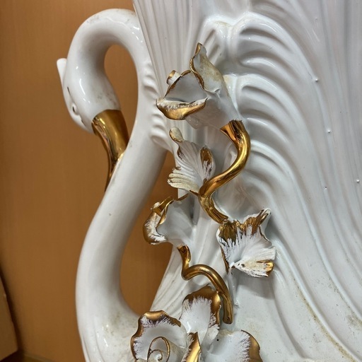 アンティーク??白鳥 白鳥の置物（アンティーク品） ヴィンテージ 白鳥