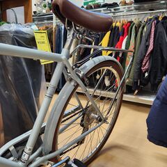 C166】軽快車 シューイングレー 28インチ