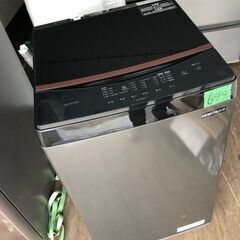 NO 644 ★福岡市内配送設置無料★2023年 洗濯機 6kg 部屋干し時間短縮モード ガラストップ 一人暮らし IAW-T605WL-W ホワイト