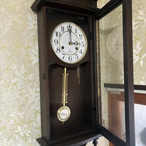 柱時計 稼働品 精工舎 稼働品 だるま時計 柱時計 振り子時計 ねじ巻き