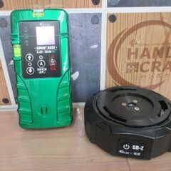 テクノ LTC-RZ9Y グリーンレーザー墨出し器 受光器/バッテリ7.4V二個 