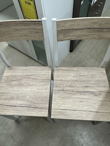 ジモティ来店特価!! 4人ダイニングセット ナチュラル J-1128