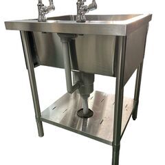 ★1槽シンク W600xD600xH800mm マルゼン 厨房機器 シンク 流し台★ 