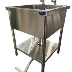 ★1槽シンク W600xD600xH800mm マルゼン 厨房機器 シンク 流し台★ 