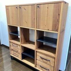 上手製作所　アンティーク仕上げの棚