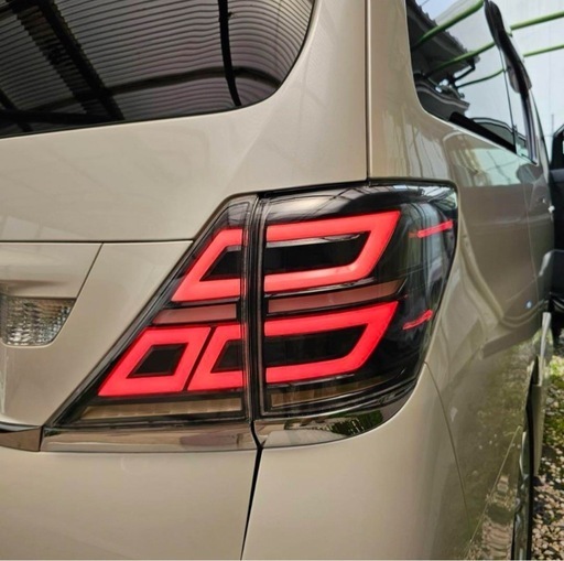 20アルファードヴェルファイアシーケンシャルファイバーLEDテール 20