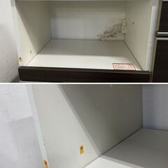 綾野製作所/AYANO レンジボード 幅140 ソフトクローズ ホワイト 