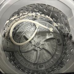 【ジ334】ニトリ 全自動洗濯機 黒 2023年製 6.0kg ブラック 6か月保証付き(ma)