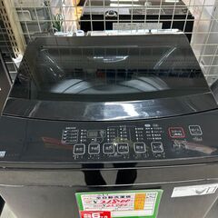 【ジ334】ニトリ 全自動洗濯機 黒 2023年製 6.0kg ブラック 6か月保証付き(ma)