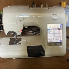 JUKI☆HZL-010N＆EM-3☆ミシンと刺しゅう機のセット ケース付です 訳あり】JUKI ジュレーブ HZL-010N 刺繍ミシン EM-3セット