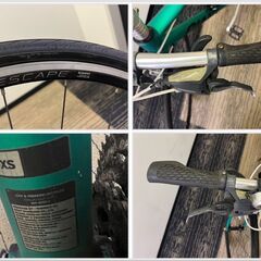 X606-CH4-1788 GIANT ジャイアント エスケープ クロスバイク ダイヤルロック付 グリーン 700×30C