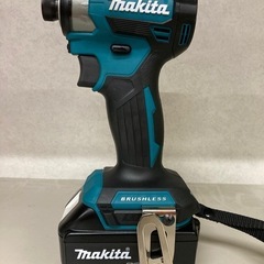 マキタ(Makita) 可変速 充電式インパクトドライバ（青） 18V6Ah バッテリ2本・充電器・ケース付 TD173DRGX  リサイクルショップ宮崎屋　佐土原店　24.11.8F マキタ(Makita) 可変速 充電式インパクトドライバ（青） 18V6Ah