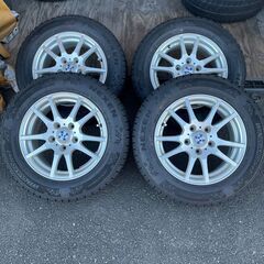 G-mach アルミホイール 15×6J 5H 114.3 NEXEN スタッドレスタイヤ 195