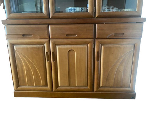 N578☆ニトリ製☆2枚扉☆レンジボード☆食器棚☆幅1005mm