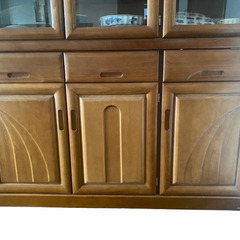 中古 MORITA 森田 食器棚 収納 キッチン収納 木製