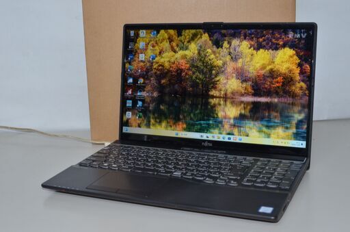 中古ノートパソコン 富士通 AH55/D3 Windows11+office core i7-8565U
