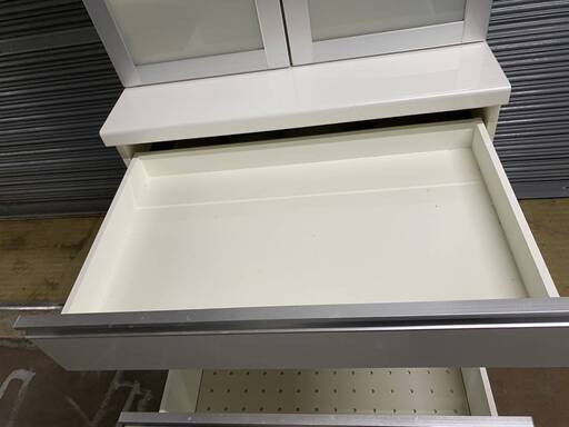 N578☆ニトリ製☆2枚扉☆レンジボード☆食器棚☆幅1005mm