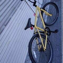 美品☆[KON\'S CYCLE]BRAVE(ブレイブ)24吋 BMXクルーザー アルミ/シングル/マットハニー