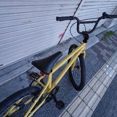 美品☆[KON\'S CYCLE]BRAVE(ブレイブ)24吋 BMXクルーザー アルミ/シングル/マットハニー