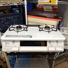 LPガス ガステーブル 2016年製 幅59.5cm パロマ 右強火 IC-N900B-R 