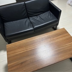 SIEVE（シーヴ） 2人掛けソファー ブルー×ナチュラル スレ・毛玉有 布 186