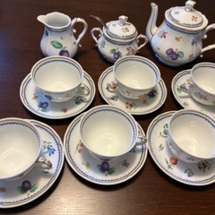 リチャード・ジノリ、ティーセット（イタリアンフルーツ・シリーズ）