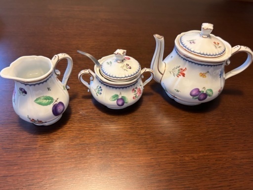 リチャード・ジノリ、ティーセット（イタリアンフルーツ・シリーズ