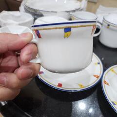 リチャードジノリ　クリッパー カップ & ソーサー 6客セット リチャードジノリ クリッパー カップ＆ソーサー 6客セット プレート6枚 他