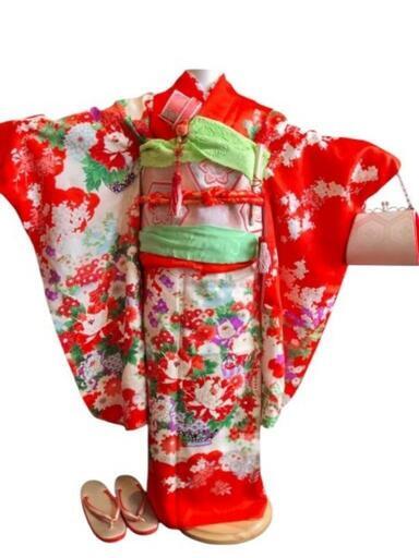 七五三 7歳 着物セット 七五三に♡総絞り ピンク お着物 セット 7歳