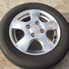 売約済み　ホンダ純正  ホイールとタイヤ 検）バモス ライフ アクティ Nボックス Nバン ゼスト