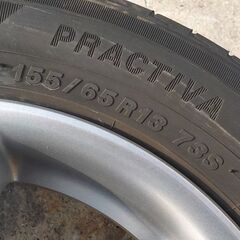 売約済み　ホンダ純正  ホイールとタイヤ 検）バモス ライフ アクティ Nボックス Nバン ゼスト