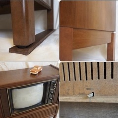 昭和レトロ 真空管テレビ 希少品 清掃リペア済 ビンテージ