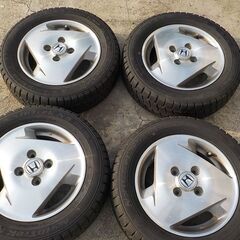 売約済み　ホンダ純正 ホイールとタイヤ 検）バモス ライフ アクティ Nボックス Nバン ゼスト