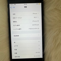 iPhone SE 第 2 世代 64GB  ブラック SIMフリー  バッテリー100%