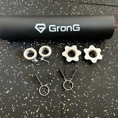 バーベルシャフト　Wバー　プレート　プレートラックセット