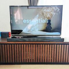 55型対応 テレビボード スウィング AS-GD1200L W1200×H318×D390mm 幅 