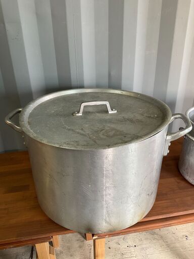 54cm　EBM　ふたつき半寸胴　大容量約80L