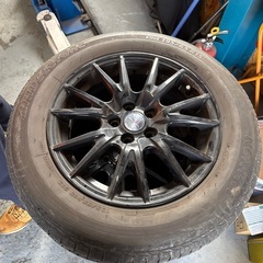タイヤ　ホイール　4本セット　プリウスなどピッチ100 5穴
　