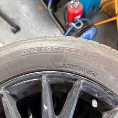 タイヤ　ホイール　4本セット　プリウスなどピッチ100 5穴
　