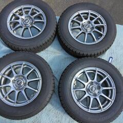 冬支度】185/70R14スタッドレス＆アルミホイール4本セット
