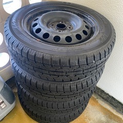 【早い者勝ち！鉄チンホイール】15インチタイヤ付き！！