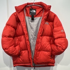 ノースフェイス　ダウン　ヌプシ　アウター　サミット　レッド  900フィル