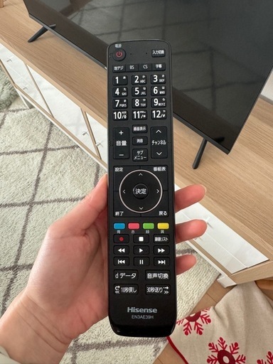 Hisense テレビ 40型 リモコン付き ハイセンス 40V型 フルハイビジョン