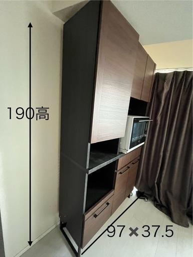 LYNN HOLLYN リンホーリン 食器棚 ・ 飾り棚、アメリカ製、幅114cm Used