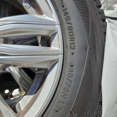 軽トラ用冬タイヤとアルミホイールセット