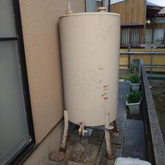 中古 ホームタンク 490L コバヨウ (?) 丸形 タテ 灯油